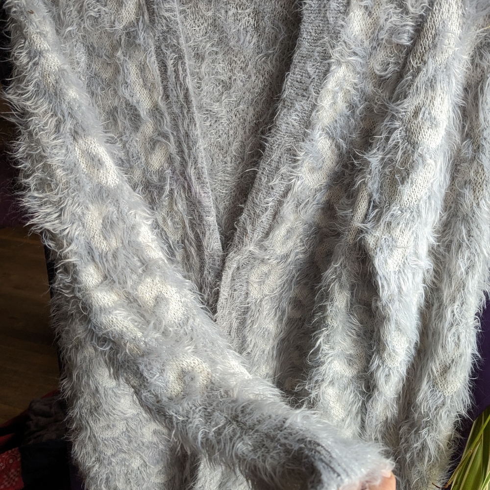 Super Duper Soft Sweater Jacket Apt 9 - image 3